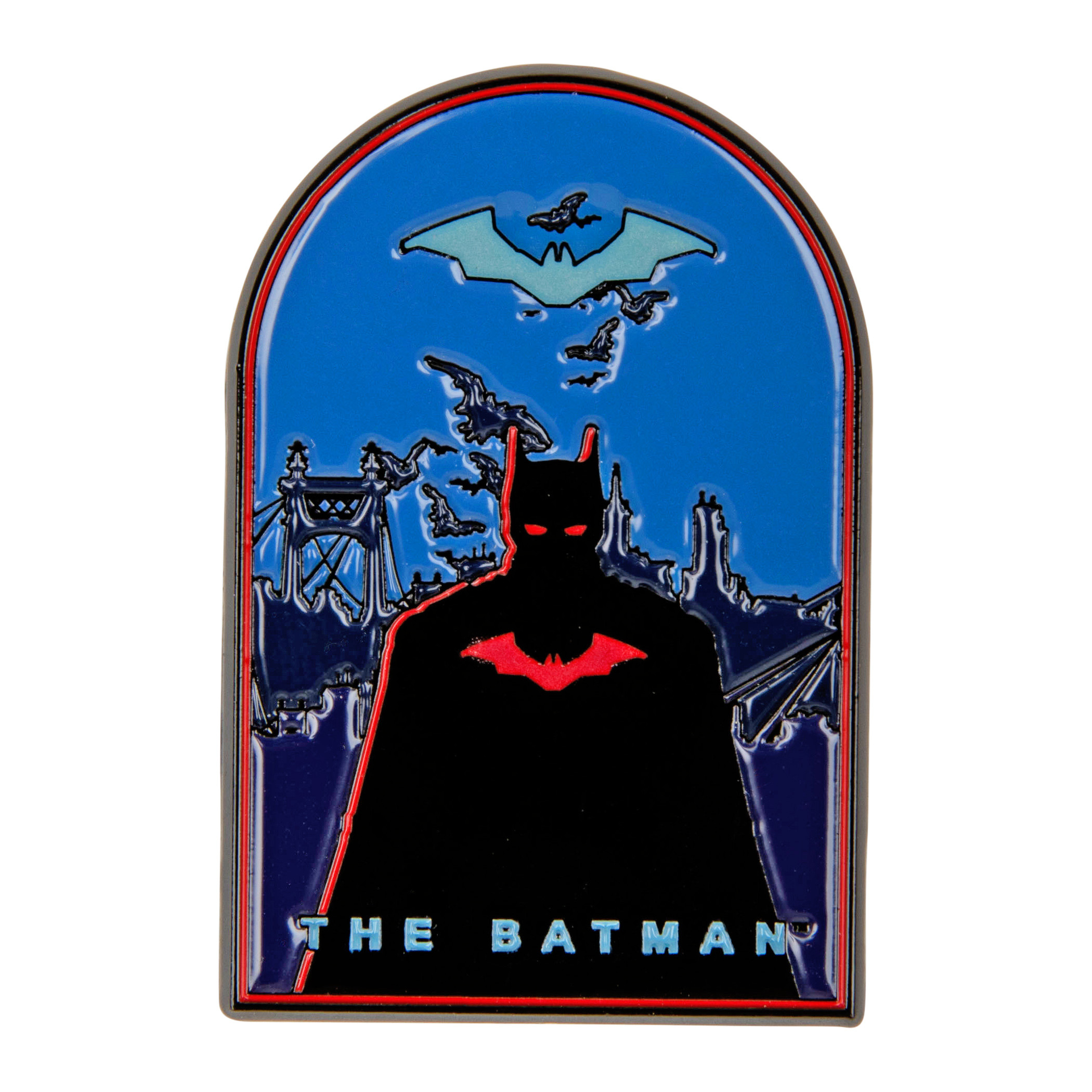 The Batman Above the City Pin Badge